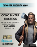 DEMOSTRACION DE PINTAR ROSTROS - MASCLANS
